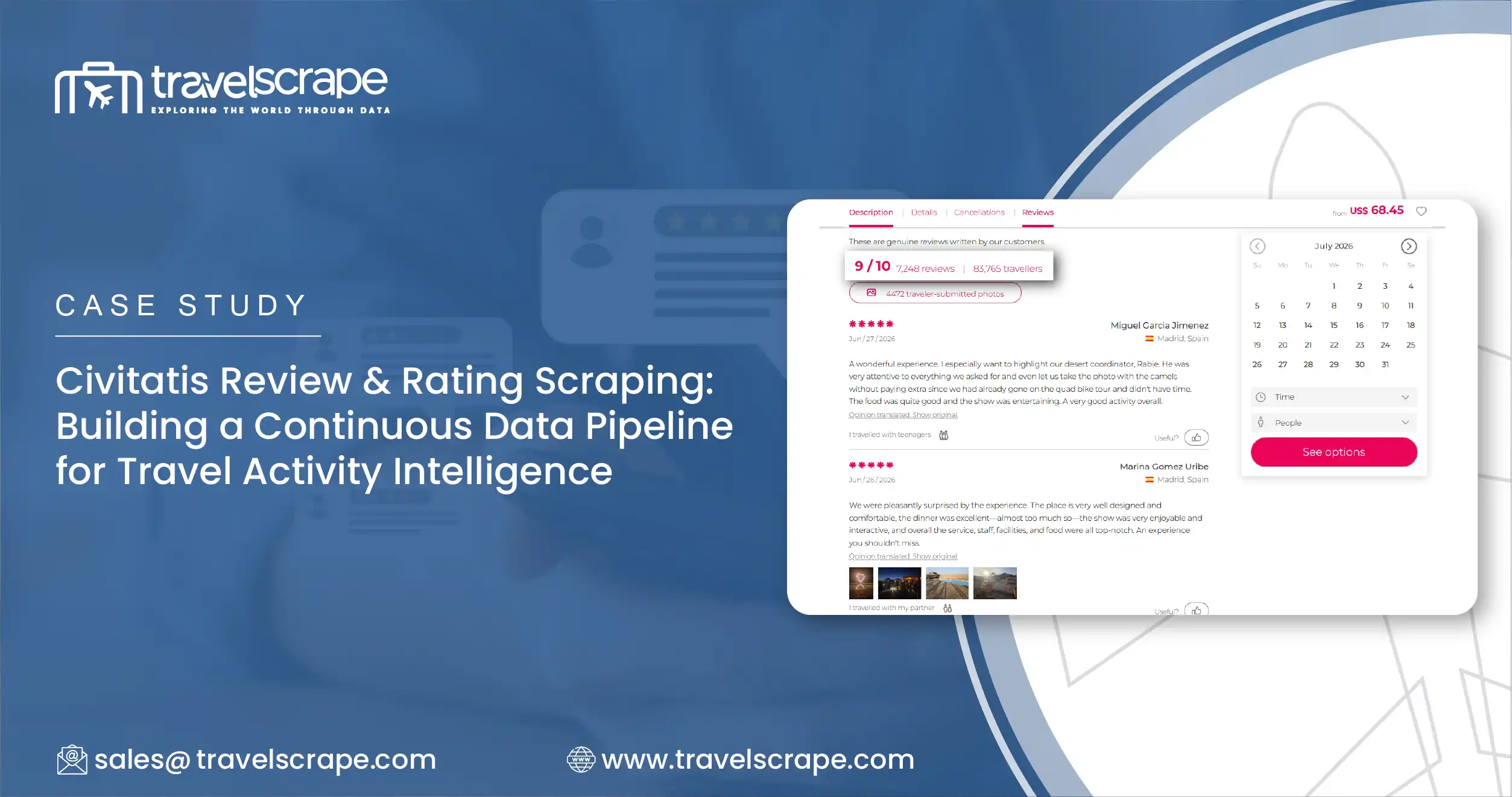 Civitatis Review & Rating Scraping